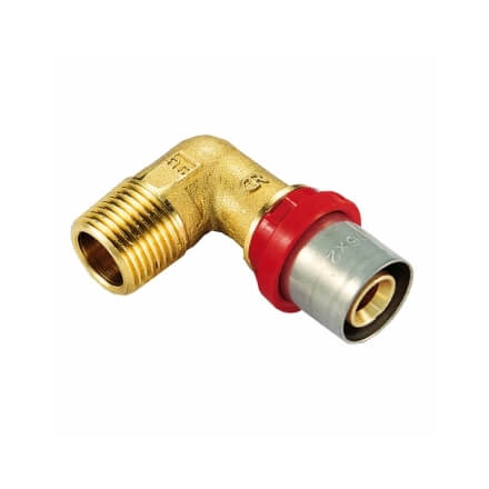 Tiemme Угольник пресс с наружной резьбой 26x3/4″