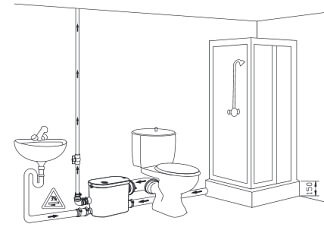 Jemix STP-200 LUX Канализационная установка с измельчителем