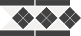 Top Cer  Octagon Border Lisbon-1 1 Strip Stand. (Tr.03, Dots 04, Strips 04)28x15 бордюр