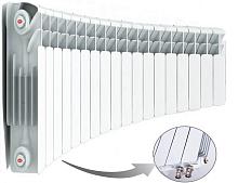 Rifar Base Ventil Flex 500- 4 секции Биметаллический радиусный радиатор