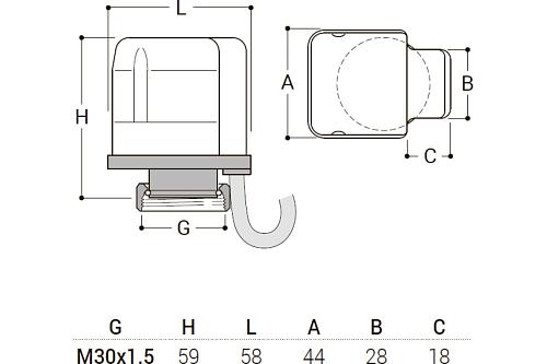 SR Rubinetterie Сервопривод 230В нормально открытый