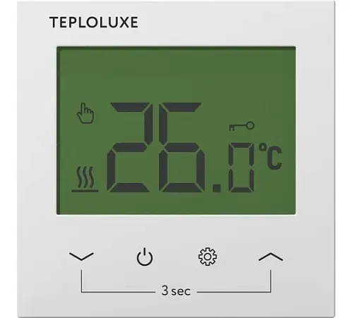 Теплолюкс Pontus Терморегулятор электронный белый