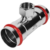 ROMMER Тройник-переходник ВПр-ВР 54х1, из нержавеющей стали, прессовой, арт. RSS-0015-000541