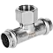 ROMMER Тройник-переходник ВПр-ВР 22х3/4, из нержавеющей стали, прессовой, арт. RSS-0015-002234