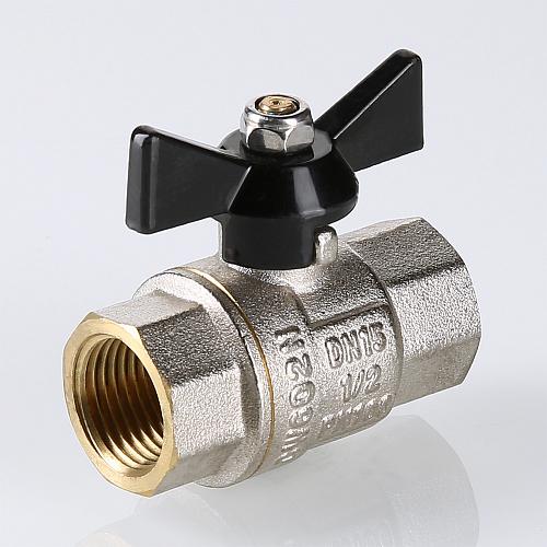 Valtec Perfect 1" Кран шаровой внутренняя/внутренняя резьба усиленный рукоятка бабочка