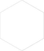 Codicer 95 Basic Hex 25 White 22x25 Напольная плитка