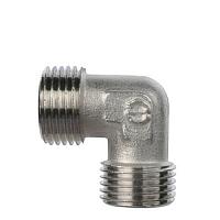 STOUT Угольник наружная резьба никелированный