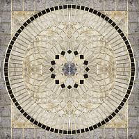 Infinity Ceramic Tiles Rimini Roseton Gris 120x120 декоративный элемент