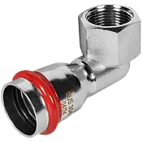 ROMMER Угольник-переходник ВПр-ВР 28х3/4 из нержавеющей стали прессовой, арт. RSS-0009-002834