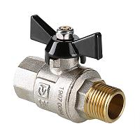 Valtec Perfect Краны шаровые внутренняя/наружная резьба рукоятка бабочка