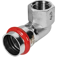 ROMMER Угольник-переходник ВПр-ВР 22х1/2 из нержавеющей стали прессовой, арт. RSS-0009-002212