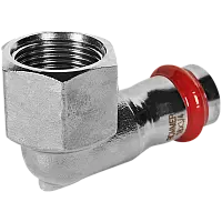 ROMMER Угольник-переходник ВПр-ВР 18х3/4 из нержавеющей стали прессовой, арт. RSS-0009-001834